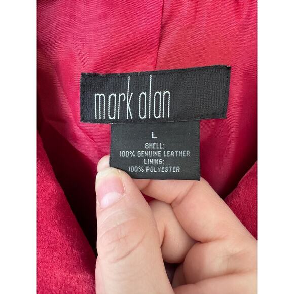 Vintage Womens 1990s Red Genuine leather Jacket - Picture 3 of 3